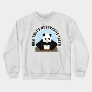 Panda mmm Crewneck Sweatshirt